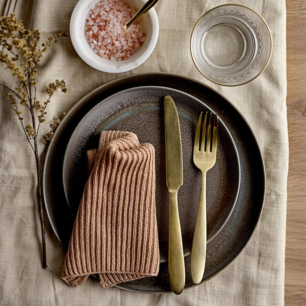Lund 4 Piece Cutlery Set, Gold,