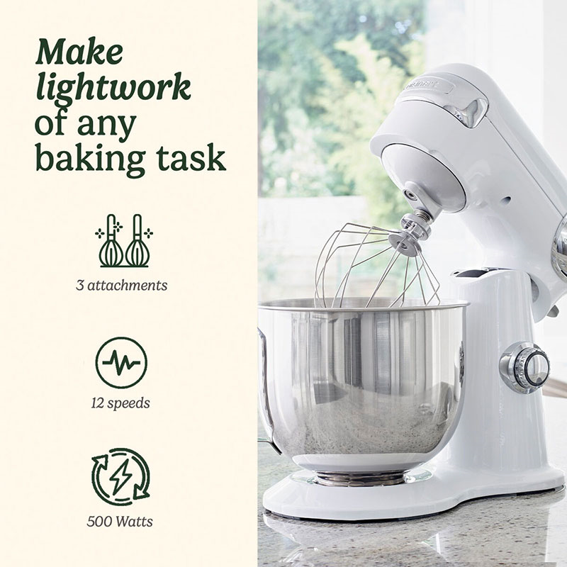 Precision Stand Mixer, 5.2L, White
