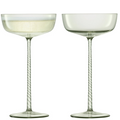 Champagne Theatre Set of 2 Saucers - 190ml; Smoke Grey