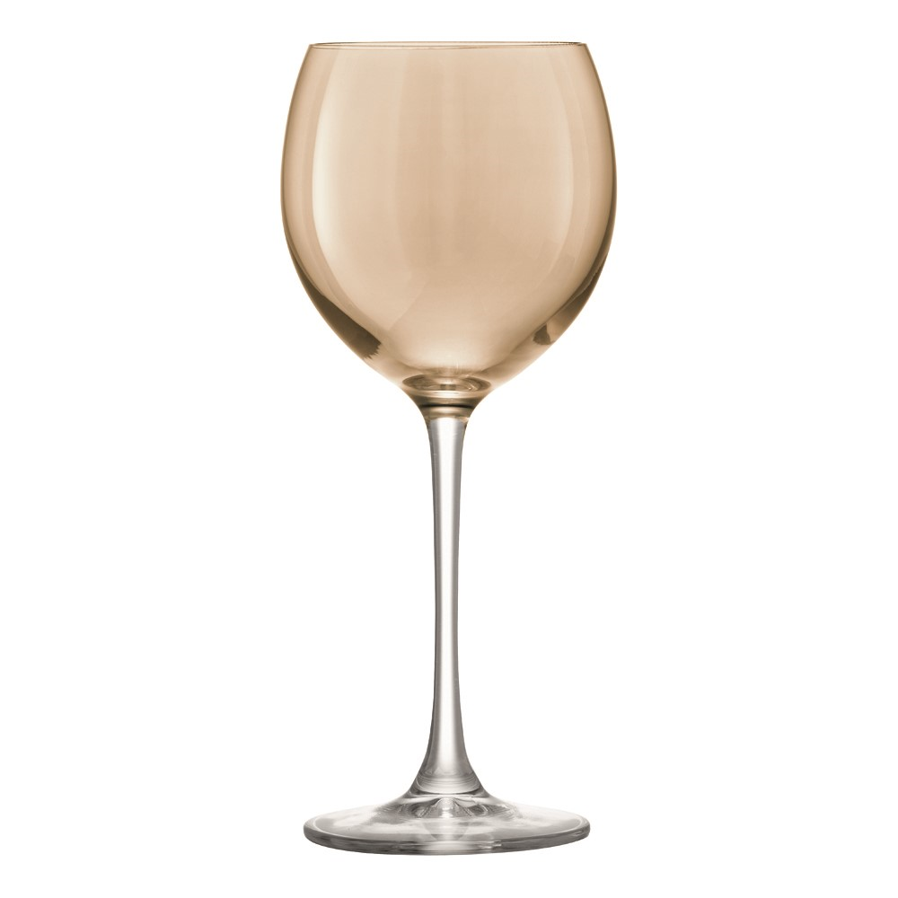 LSA Polka Wine Glass, Set of 4, Metallic Assorted