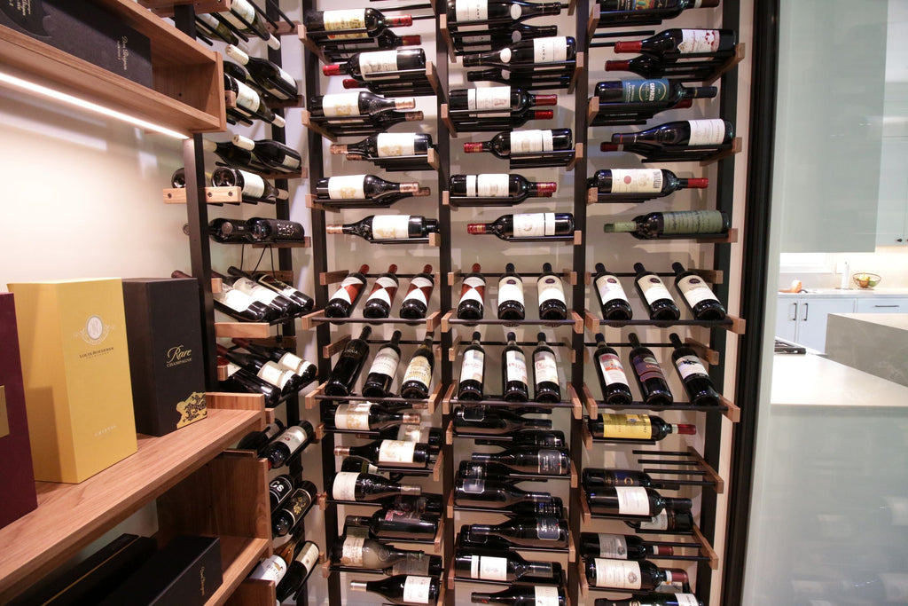 Premier Cru Modern - Display - Triple Triple (81 1/4 Wide) - 1 Bottle Deep