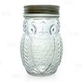 BarConic®  Owl Mason Jar with Lid - 12 ounce