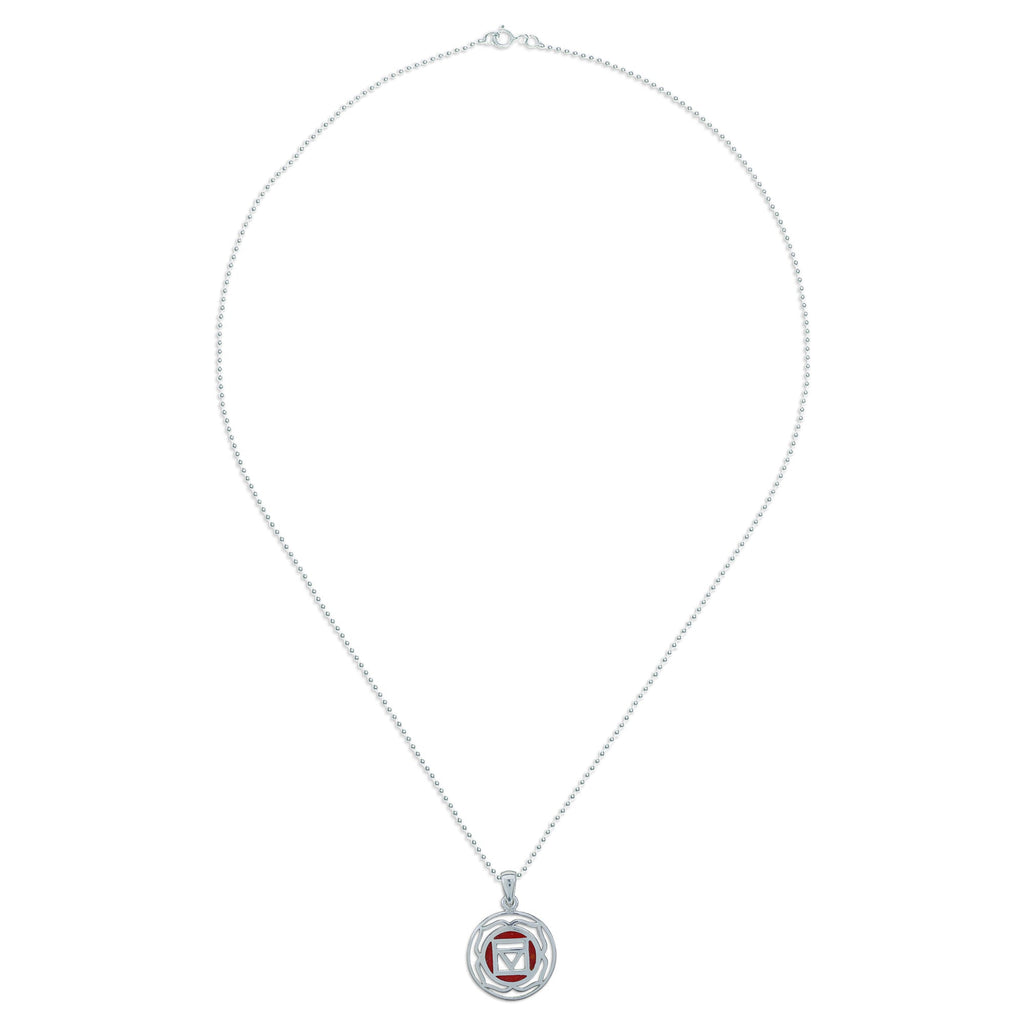 Inspirational Lotus-Themed Carnelian Pendant Necklace - Mind on Fire