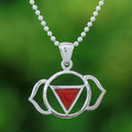 Semi-Abstract Elephant-Themed Carnelian Pendant Necklace - Giant Fire