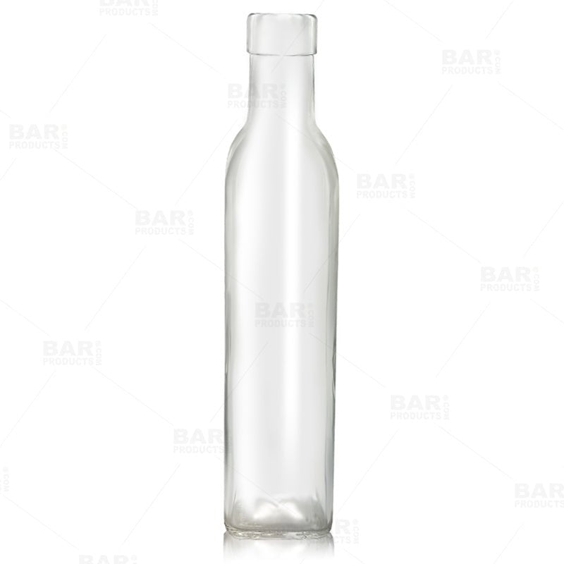 BarConic® Antique Oil - Vinegar - Mixer Square Glass Bottle - 8oz